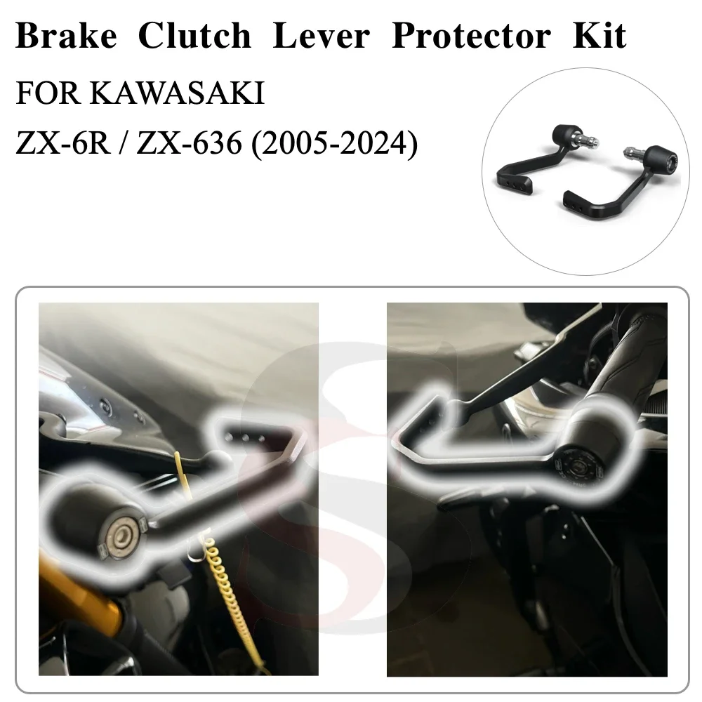 Motorcycle Brake and Clutch Lever Protector Kit moto accessories For Kawasaki ZX-6R ZX636 2005-2024
Motorcycle Brake and Clutch Lever Protector Kit moto accessories For Kawasaki ZX-6R ZX636 2005-2024