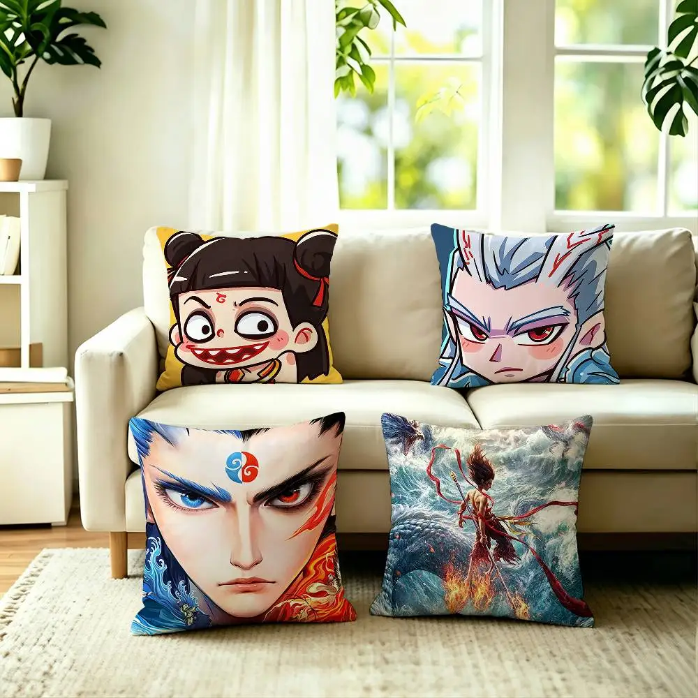 Classic Movie N-Ne Zha Pillow Case Square Double-Sided Sofa Cushion Cover Bedroom Bedside Pillow
Classic Movie N-Ne Zha Pillow Case Square Double-Sided Sofa Cushion Cover Bedroom Bedside Pillow
