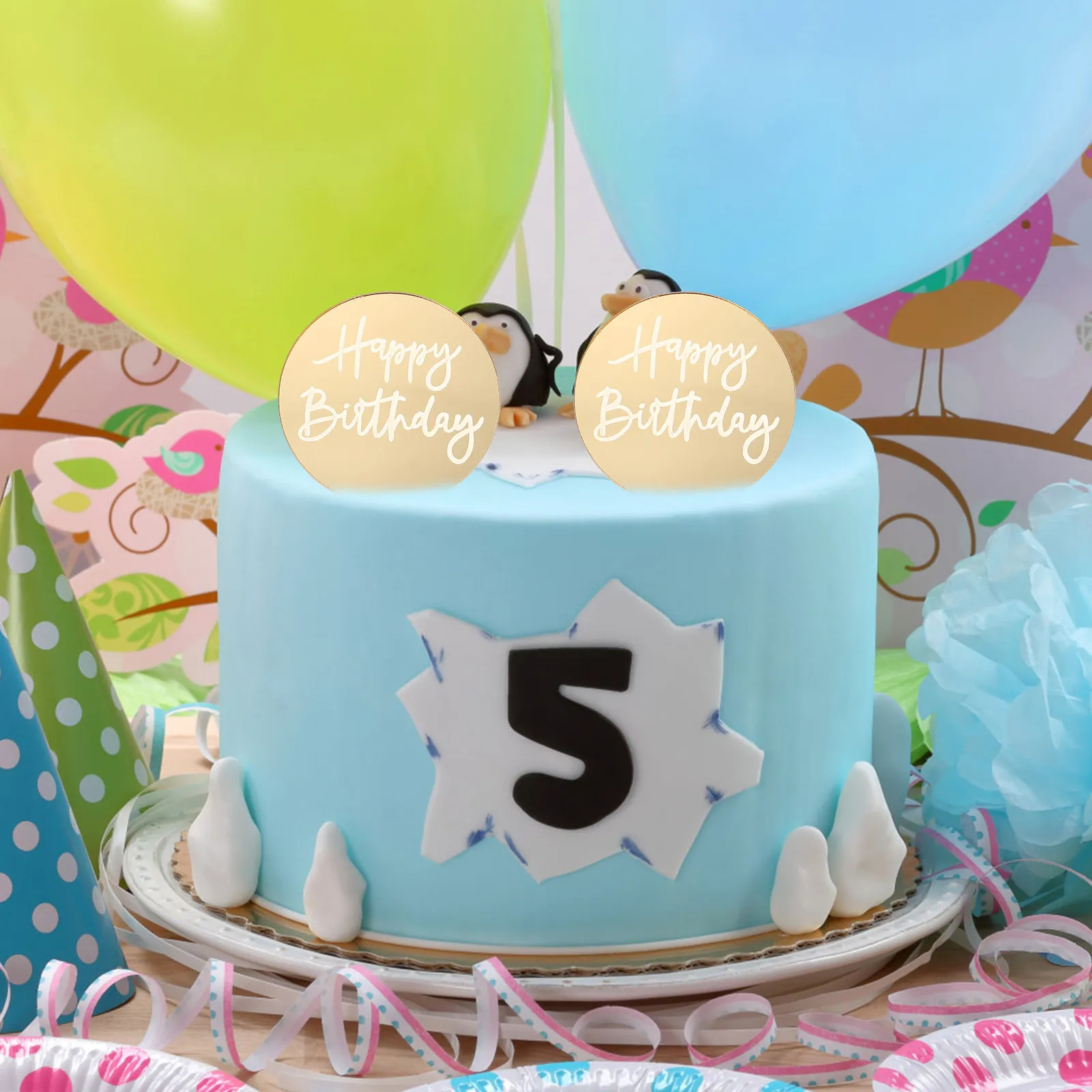 20Pcs Birthday Cake Decor Acrylic Cupcake Toppers Engraved Round Discs for Party Dessert Decoration Fun Memorable
20Pcs Birthday Cake Decor Acrylic Cupcake Toppers Engraved Round Discs for Party Dessert Decoration Fun Memorable