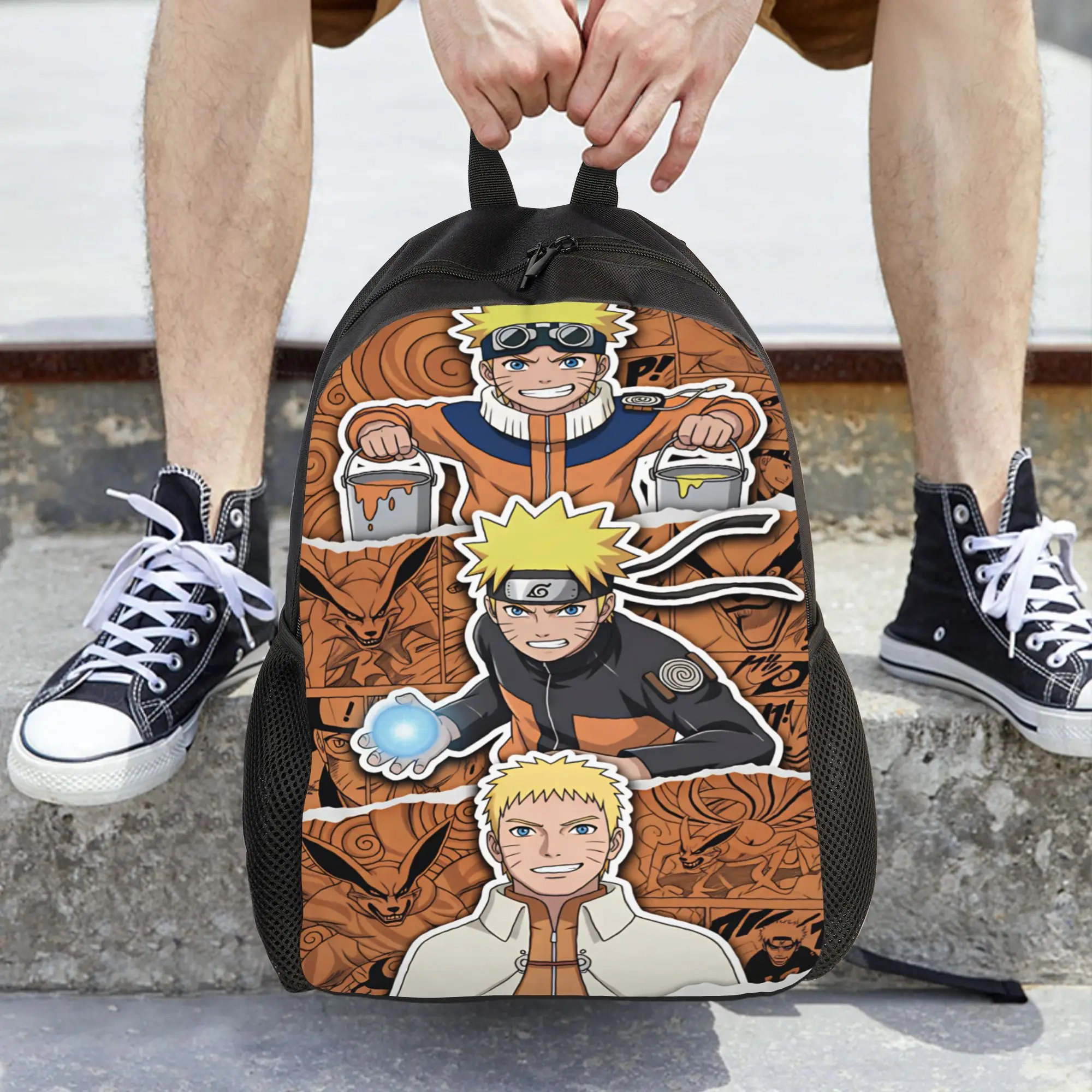 Uzumaki Gaara Kurama Shukaku Backpack Sport Backpacks Male Streetwear School Bags High Quality Durable Rucksack
Uzumaki Gaara Kurama Shukaku Backpack Sport Backpacks Male Streetwear School Bags High Quality Durable Rucksack