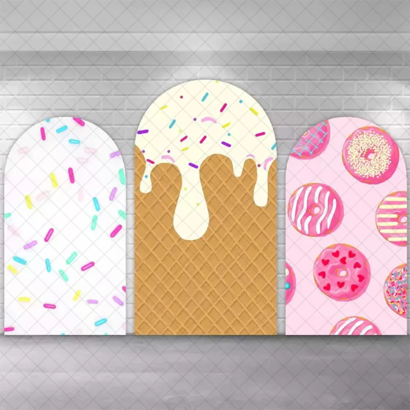 LS Custom 2-Sided Pink Donuts Ice Cream Girl Birthday Party Baby Shower Covers Chiara Arch Background Decor Backdrop Photo
LS Custom 2-Sided Pink Donuts Ice Cream Girl Birthday Party Baby Shower Covers Chiara Arch Background Decor Backdrop Photo