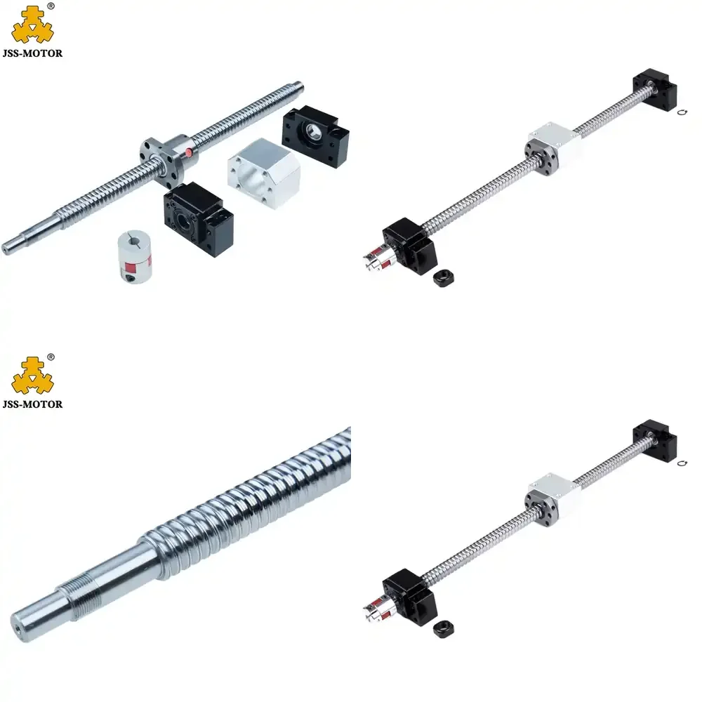 SFU1605 C5 C7 BK12 BF12 Ball Screw Kit 250mm 600mm 1000mm 1500mm 2000mm CNC Ball Screw Kits
SFU1605 C5 C7 BK12 BF12 Ball Screw Kit 250mm 600mm 1000mm 1500mm 2000mm CNC Ball Screw Kits