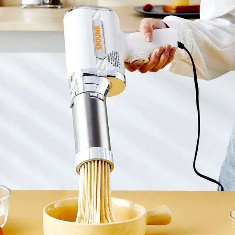 New noodle machine Handheld household portable noodle gun Fully automatic small electric noodle machine
New noodle machine Handheld household portable noodle gun Fully automatic small electric noodle machine