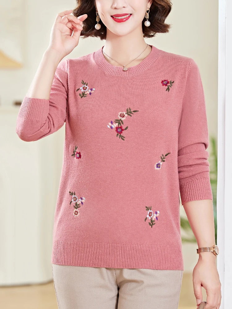 Embroidery Sweater Women Autumn Spring Korean Fashion Pullover Femme Women Clothing Causal Sweaters
Embroidery Sweater Women Autumn Spring Korean Fashion Pullover Femme Women Clothing Causal Sweaters