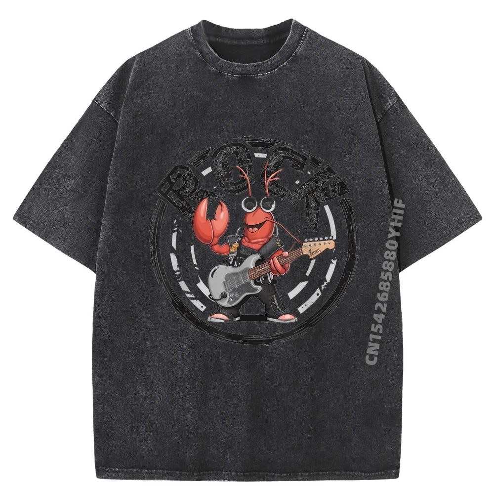 Funny Rock Guitar Lobster Kids Crawfish Children Lobster Shirts Graphic Tee Band Tshirts Classic Washed T-shirt
Funny Rock Guitar Lobster Kids Crawfish Children Lobster Shirts Graphic Tee Band Tshirts Classic Washed T-shirt