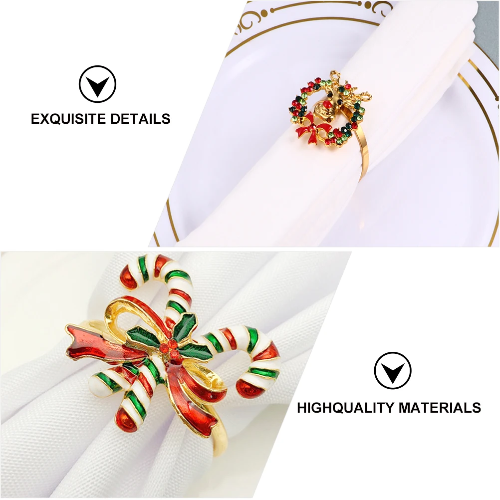 4 Pcs Napkin Ring Buckle Christmas Deer Gift Alloy Holders Restaurant Supplies Festive Accessories Dinner Napkin
4 Pcs Napkin Ring Buckle Christmas Deer Gift Alloy Holders Restaurant Supplies Festive Accessories Dinner Napkin