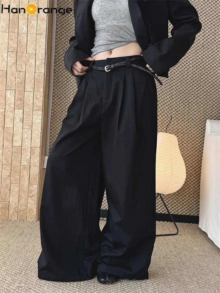 HanOrange 2026 Spring/Summer Retro Vintage Knotted Belt Linen Pants Women Loose Silhouette Long Trousers White/Black/Apricot
HanOrange 2026 Spring/Summer Retro Vintage Knotted Belt Linen Pants Women Loose Silhouette Long Trousers White/Black/Apricot