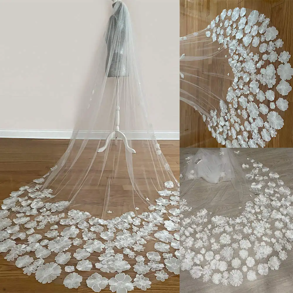 Изящная индивидуальная однослойная кружевная фата с цветочной аппликацией и расческой, длина 3 м, белая фата цвета слоновой кости 2 T
Изящная индивидуальная однослойная кружевная фата с цветочной аппликацией и расческой, длина 3 м, белая фата цвета слоновой кости 2 T