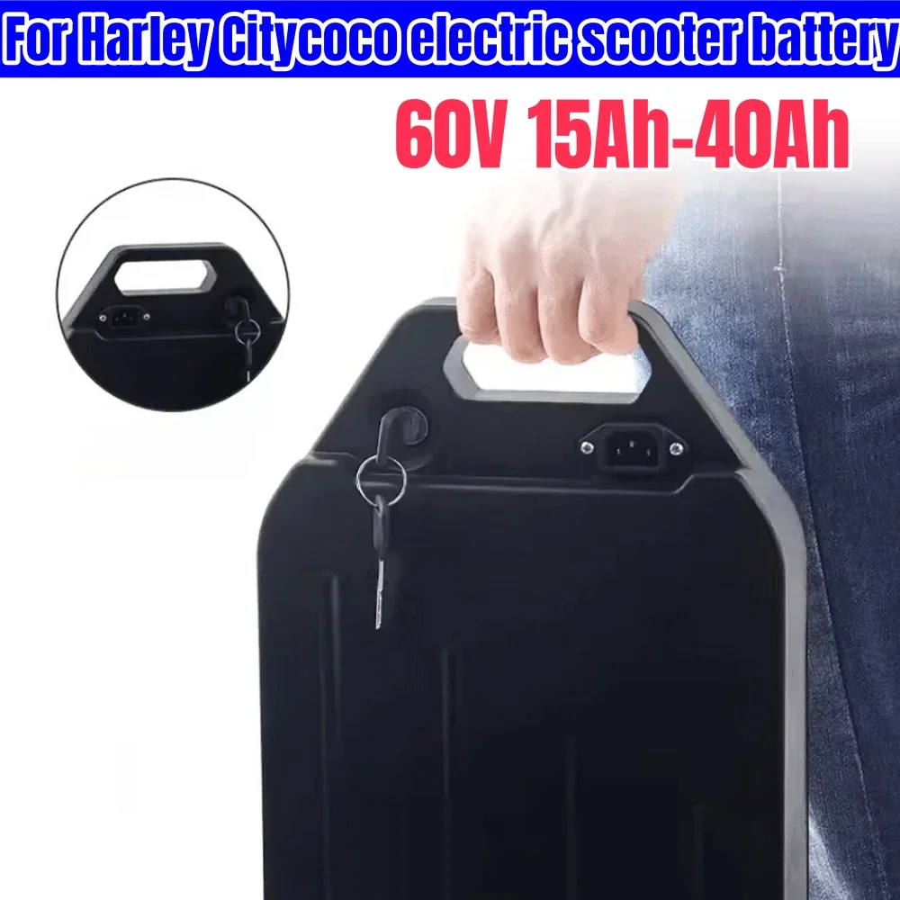 60V 15Ah-40Ah electric motorcycle waterproof 18650 lithium battery suitable for Harley Citycoco electric scooter battery
60V 15Ah-40Ah electric motorcycle waterproof 18650 lithium battery suitable for Harley Citycoco electric scooter battery