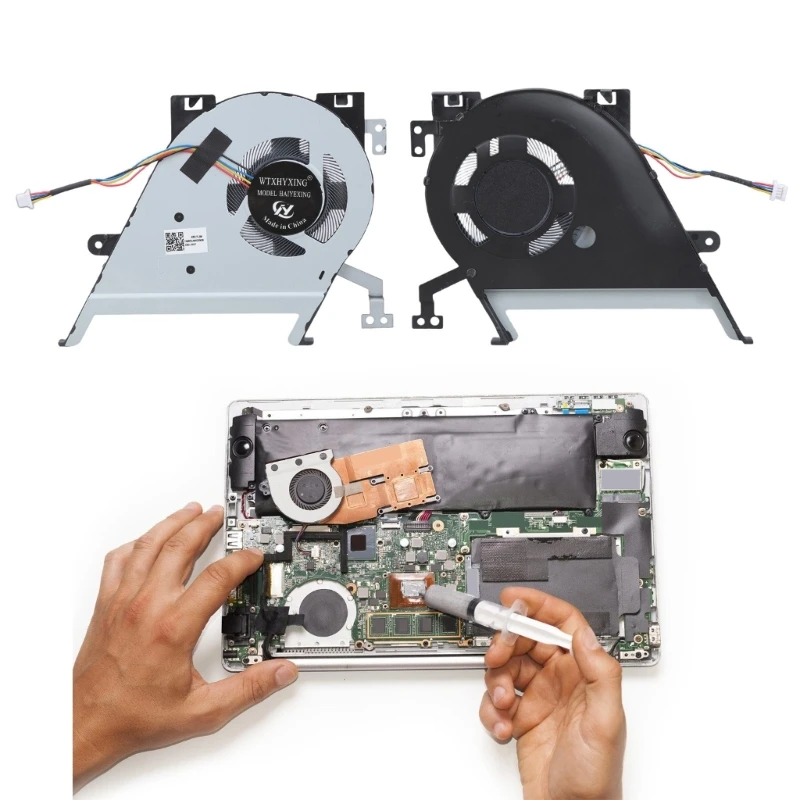 Replacement CPU Cooling Fan for VivoBook S531F S531FA S532FL V5050E Series EG50050S1-CF40-S9A DC5V 0.5A 896C
Replacement CPU Cooling Fan for VivoBook S531F S531FA S532FL V5050E Series EG50050S1-CF40-S9A DC5V 0.5A 896C