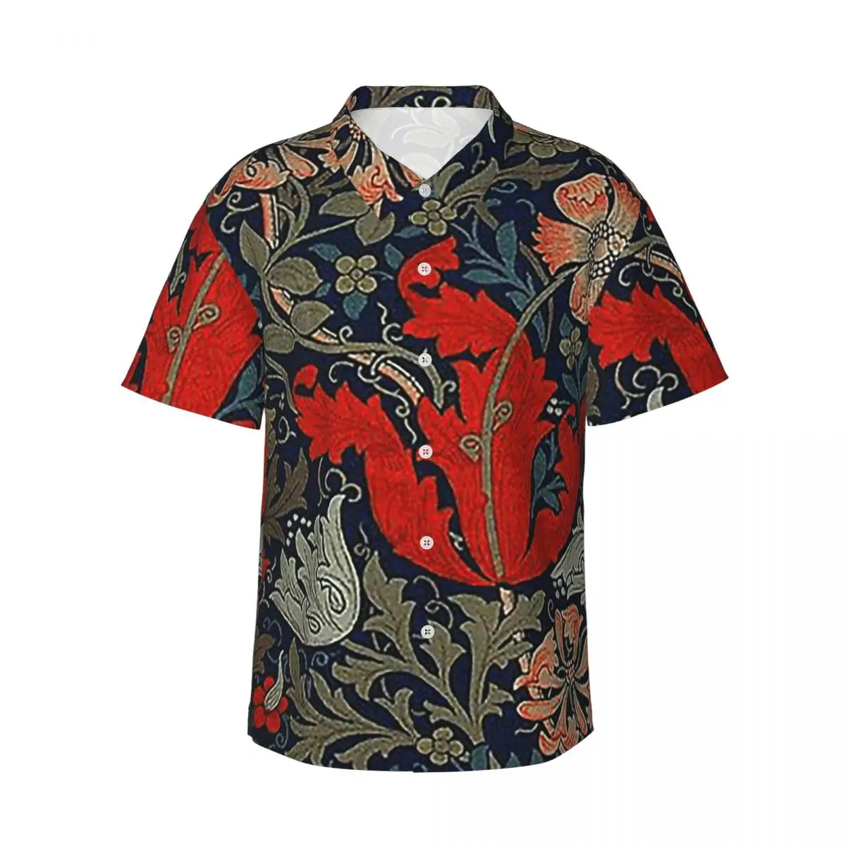 William Morris Compton Men's Shirts Hawaiian Short Sleeve Shirt Fashion Button Tops for Summer Beach
William Morris Compton Men's Shirts Hawaiian Short Sleeve Shirt Fashion Button Tops for Summer Beach