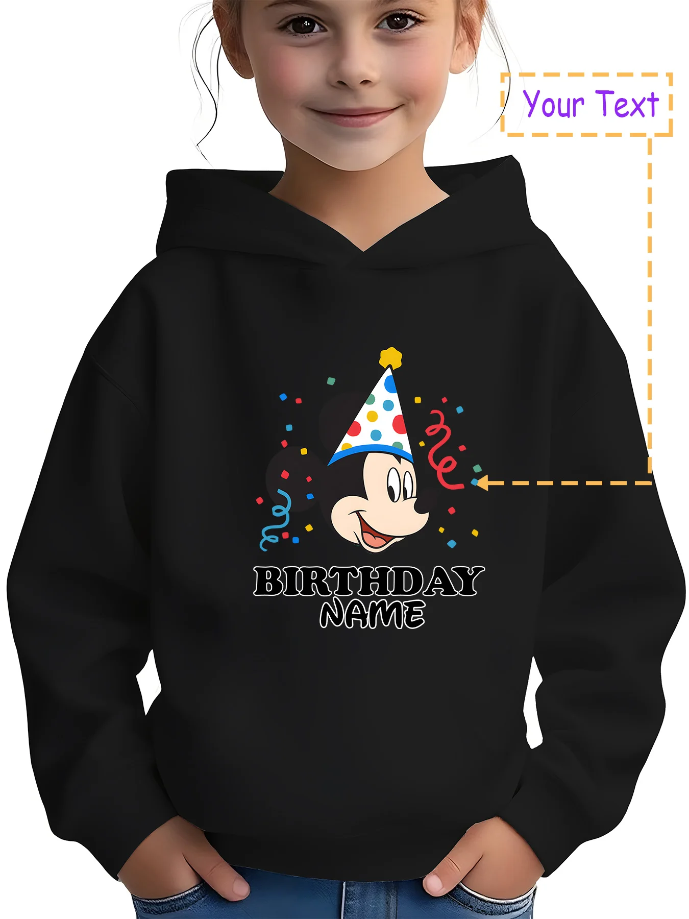 MINISO Disney Mickey Mouse Birthday Theme Children's Hoodie - Genuinely licensed children's fun sweatshirt, suitable for birthda
MINISO Disney Mickey Mouse Birthday Theme Children's Hoodie - Genuinely licensed children's fun sweatshirt, suitable for birthda