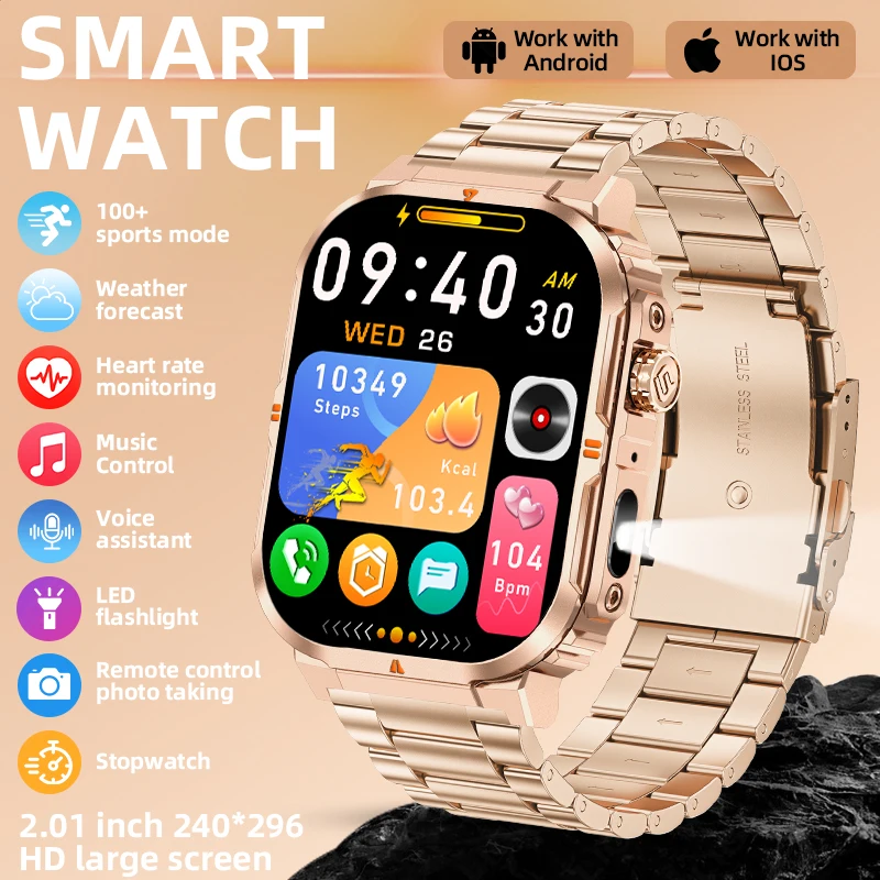 LIGE Men's Luxury Smart Watches Bluetooth Call Flashlight Alarm Clock Waterproof Outdoor Sports Fitness Smartwatch Women 2026
LIGE Men's Luxury Smart Watches Bluetooth Call Flashlight Alarm Clock Waterproof Outdoor Sports Fitness Smartwatch Women 2026