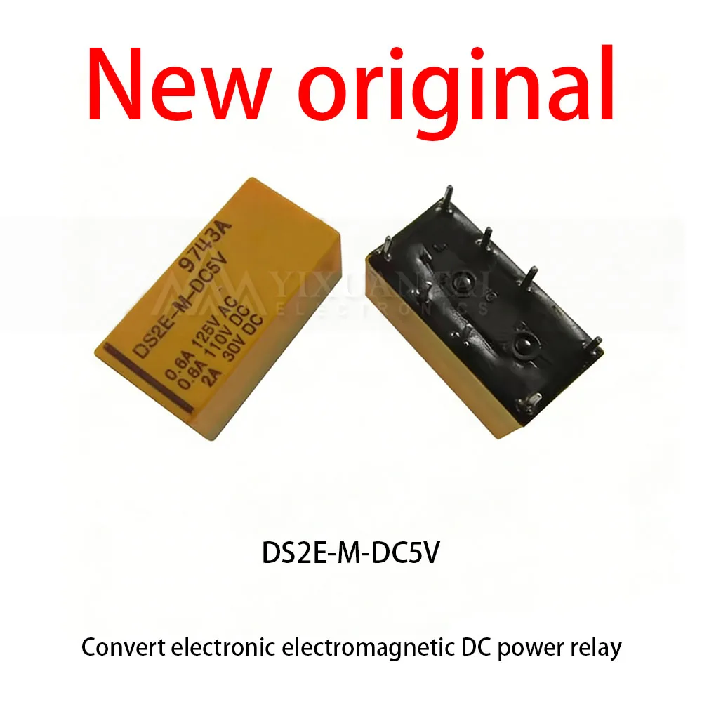 5Pcs/Lot New original DS2E-M-DC5V Central control conversion electronic electromagnetic DC power relay
5Pcs/Lot New original DS2E-M-DC5V Central control conversion electronic electromagnetic DC power relay