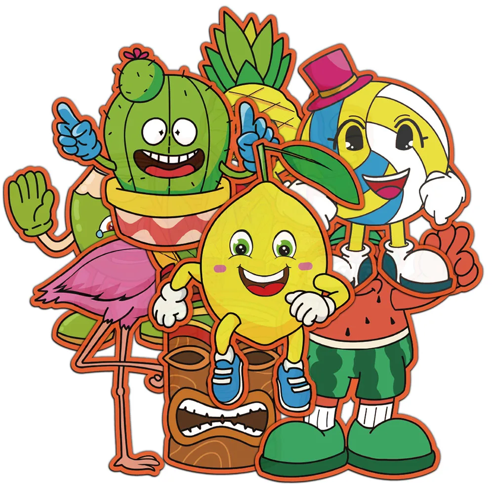 8PCS Summer Seaside Puzzle Stickers Cartoon Creative Handbook Material Phone Case Laptop Luggage Waterproof Stickers
8PCS Summer Seaside Puzzle Stickers Cartoon Creative Handbook Material Phone Case Laptop Luggage Waterproof Stickers