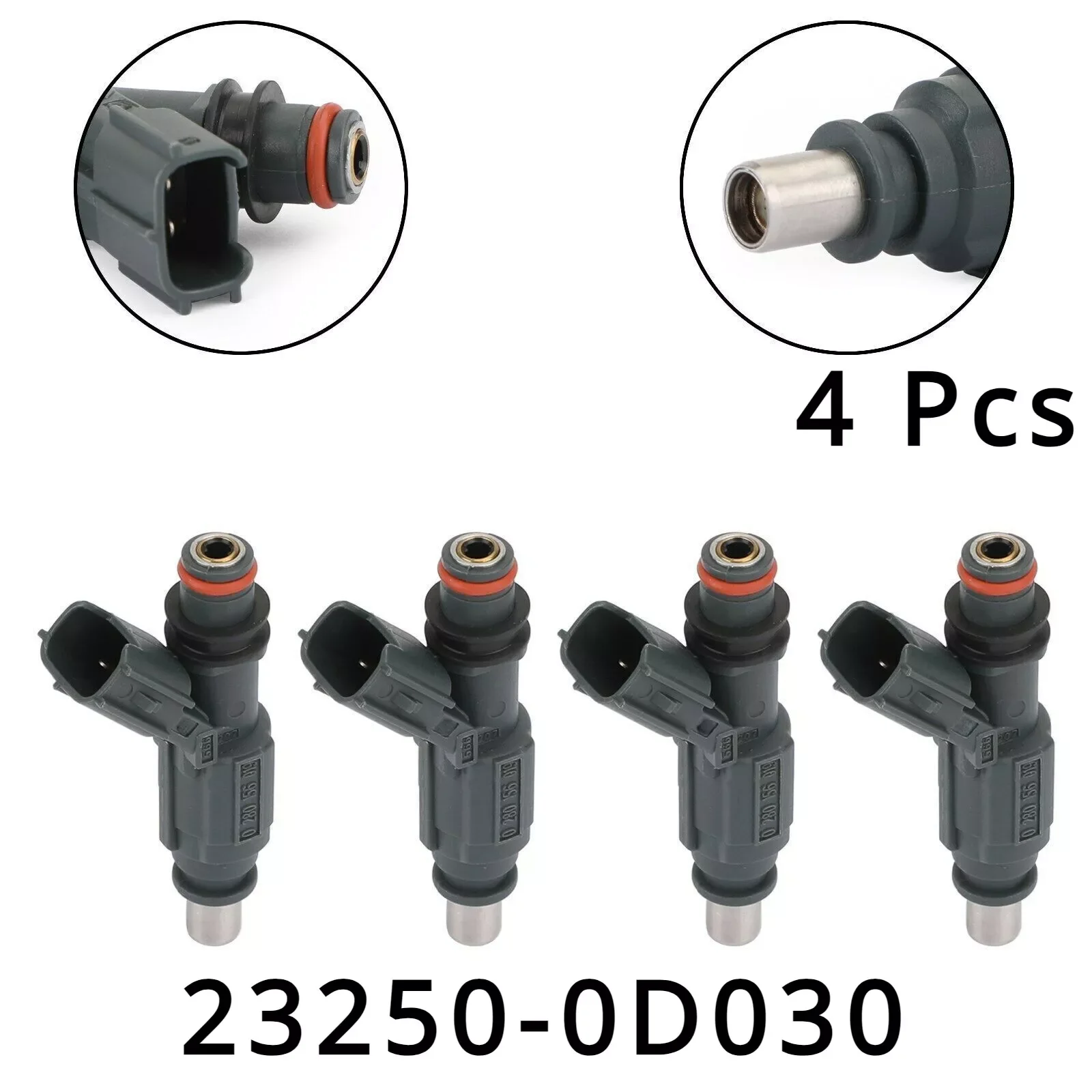 High quality 4x Fuel Injector For Toyota Corolla ZZE12 E141 ZZE150 Avensis ZZT25 23250-0D030 23209-0D030 FREE SHIPPING!!!
High quality 4x Fuel Injector For Toyota Corolla ZZE12 E141 ZZE150 Avensis ZZT25 23250-0D030 23209-0D030 FREE SHIPPING!!!