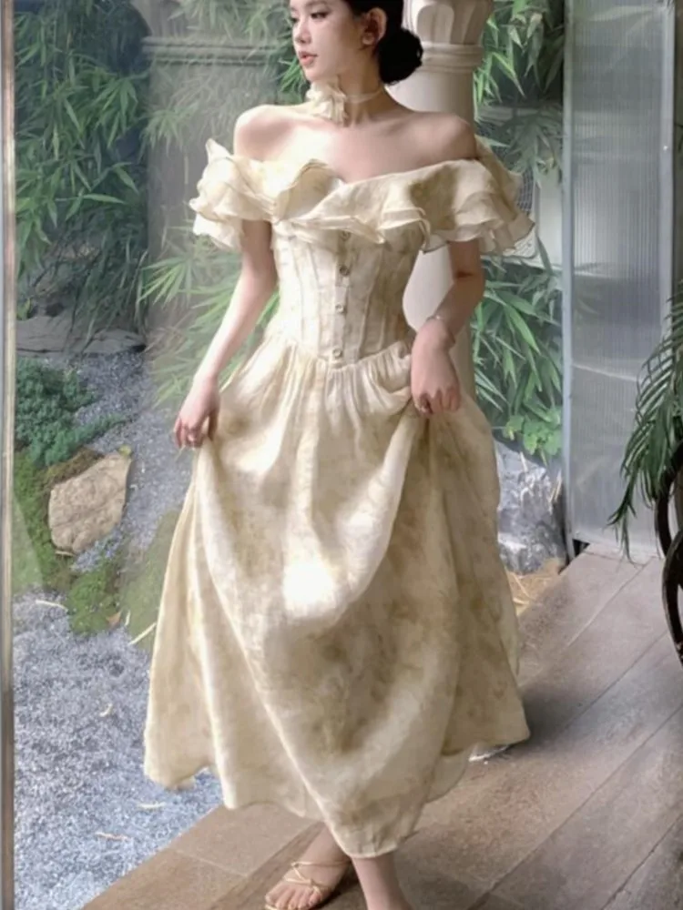Women Elegant Casual Party Dress New Fashion Vintage Chic A-Line Prom Birthday Dresses Female Clothes Robe Wedding Vestidos
Women Elegant Casual Party Dress New Fashion Vintage Chic A-Line Prom Birthday Dresses Female Clothes Robe Wedding Vestidos