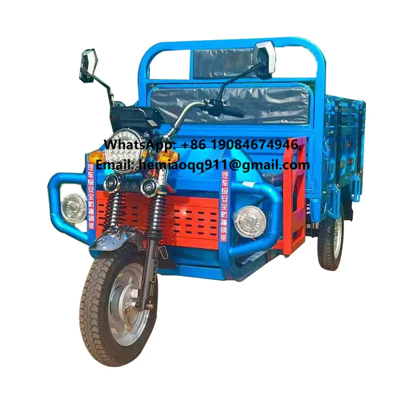 Wholesale 1000W Electric Tricycle Orchard Home Use Cargo Delivery Electric Three-Wheel Vehicle Electric Tricycles
Wholesale 1000W Electric Tricycle Orchard Home Use Cargo Delivery Electric Three-Wheel Vehicle Electric Tricycles