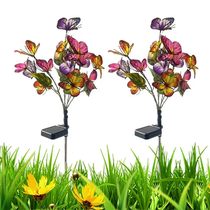 Led Solar Butterfly Lights 2PCS Waterproof Butterfly Solar Powered Pathway Lights Decorative LED Landscape Lighting Solar Yard
Led Solar Butterfly Lights 2PCS Waterproof Butterfly Solar Powered Pathway Lights Decorative LED Landscape Lighting Solar Yard
