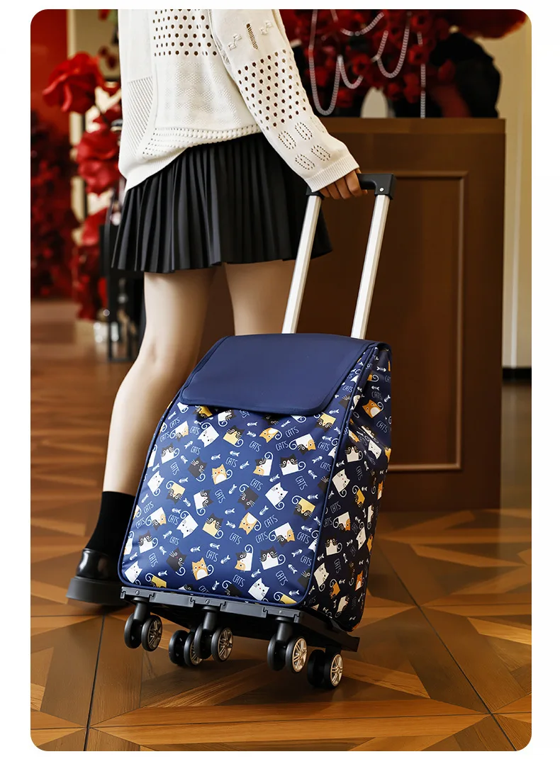 Shopping Cart Step Climbing Folded Trolley Portable Silent Wheel Trailer Waterproof Thick Basket For Elderly
Shopping Cart Step Climbing Folded Trolley Portable Silent Wheel Trailer Waterproof Thick Basket For Elderly