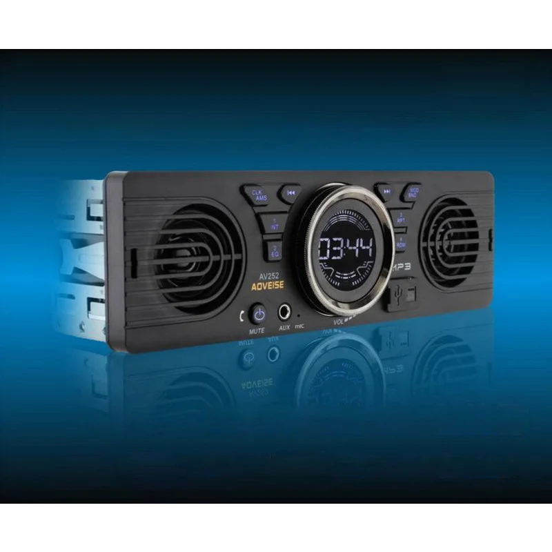Car Audio AV252 Bluetooth MP3 Player 1 Din 12V FM Radio Built In Speakers USB SD AUX For Car SUV
Car Audio AV252 Bluetooth MP3 Player 1 Din 12V FM Radio Built In Speakers USB SD AUX For Car SUV