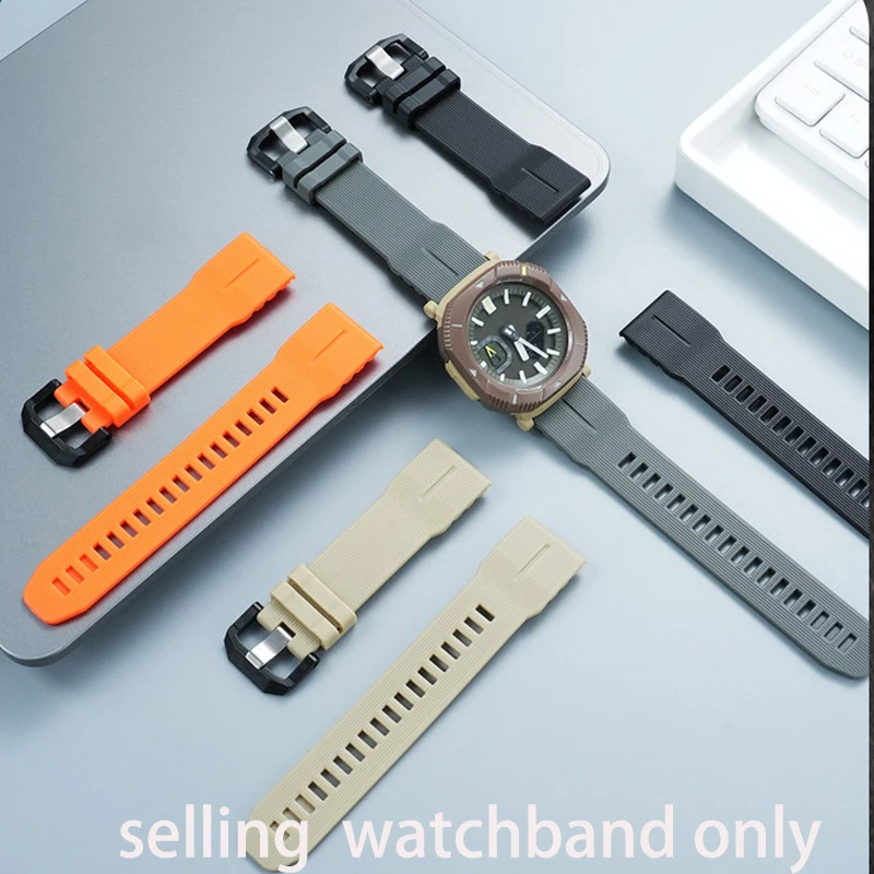 Rubber watch strap 23mm for Casio PROTREK PRJ-B001 PRW6900 series sport mountaineering resin waterproof wristband
Rubber watch strap 23mm for Casio PROTREK PRJ-B001 PRW6900 series sport mountaineering resin waterproof wristband