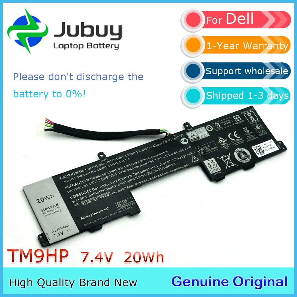 TM9HP Original 7.4V 20Wh Notebook Battery for Dell Latitude 13 7350 8K1VJ FRVYX J84W0
TM9HP Original 7.4V 20Wh Notebook Battery for Dell Latitude 13 7350 8K1VJ FRVYX J84W0