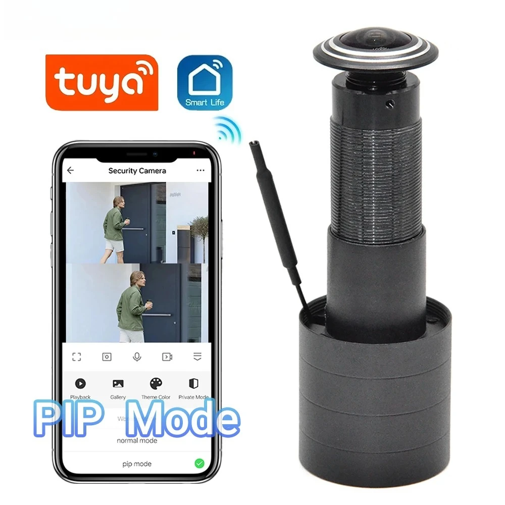 1080P HD WiFi Door Viewer Camera Video-Eye Peephole with Motion Detection & Two-Way Audio, Tuya Smart Life For Home Security
1080P HD WiFi Door Viewer Camera Video-Eye Peephole with Motion Detection & Two-Way Audio, Tuya Smart Life For Home Security