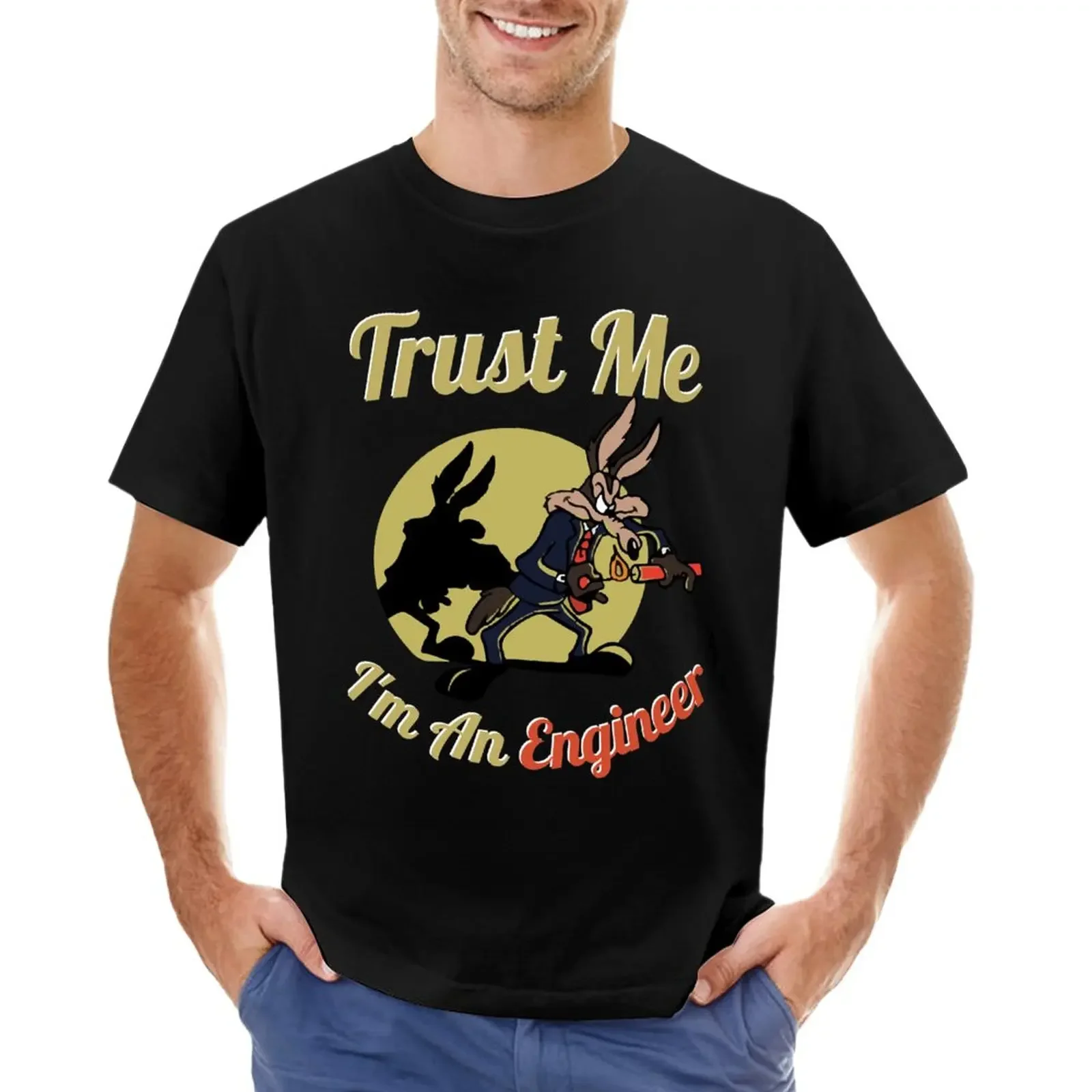 TRUST ME IM AN ENGINEER T-Shirt heavyweights Blouse tops anime clothes Short sleeve tee men
TRUST ME IM AN ENGINEER T-Shirt heavyweights Blouse tops anime clothes Short sleeve tee men