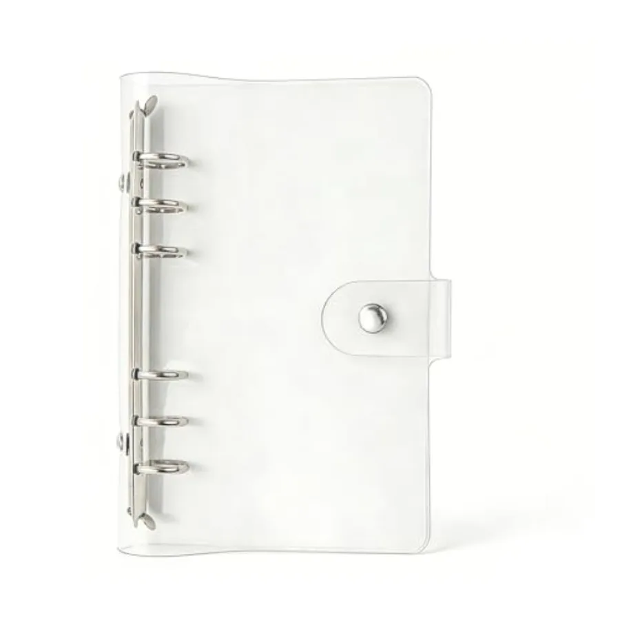 Binder 6 Ring Budget Binder PVC Planner Cover Notebook Shell for Organizer Accessories Binder
Binder 6 Ring Budget Binder PVC Planner Cover Notebook Shell for Organizer Accessories Binder