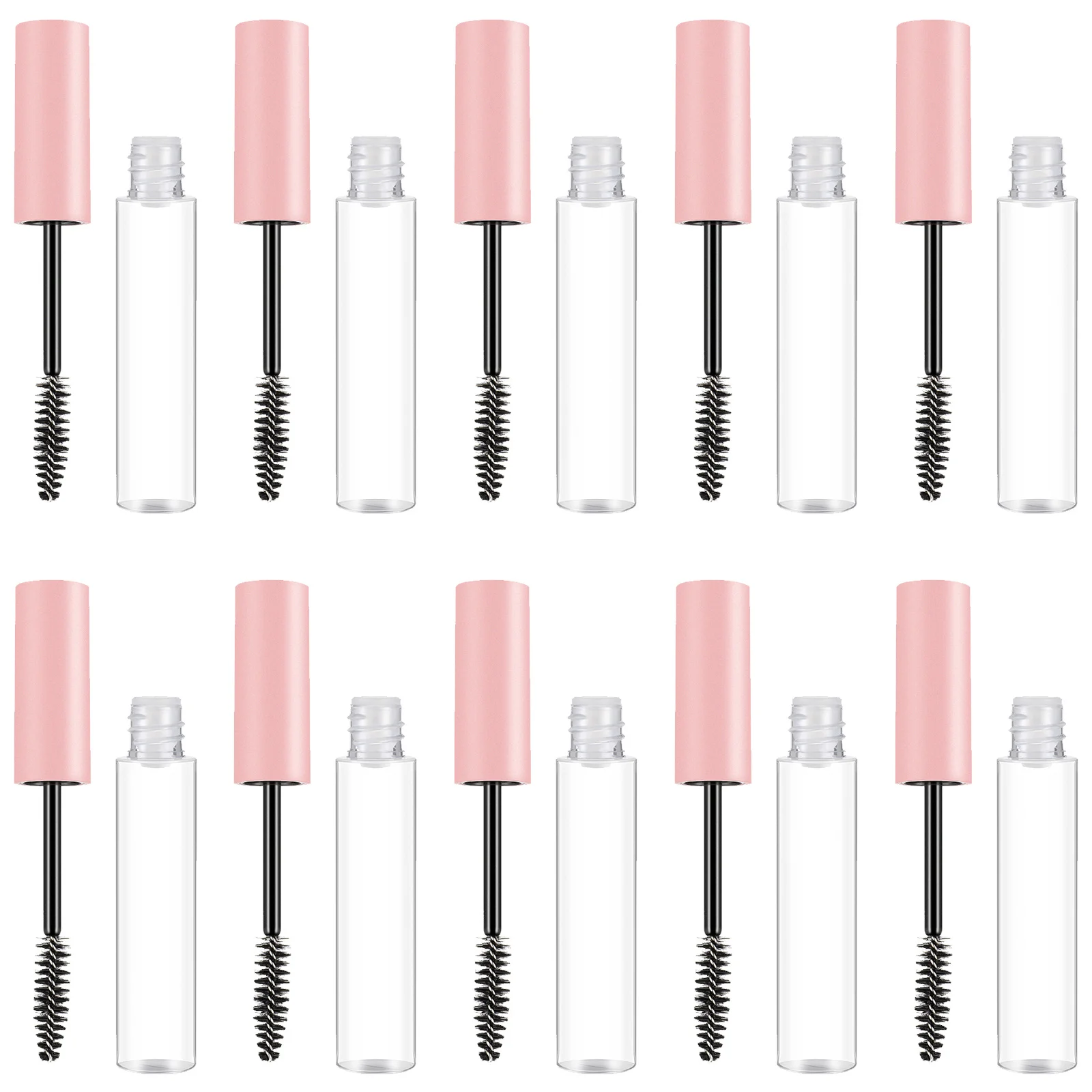 10Pcs Refillable Mascara Bottle 10ml Clear Body Easy Use DIY Containers for Mascara Eyelash Cream Refillable Tubes
10Pcs Refillable Mascara Bottle 10ml Clear Body Easy Use DIY Containers for Mascara Eyelash Cream Refillable Tubes