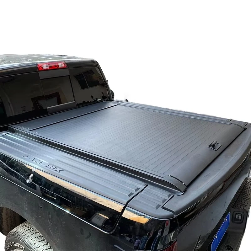 Aluminum Alloy Retractable Tonneau Cover for RAM 1500 Waterproof Truck Bed Roller Lid with RAM Box
Aluminum Alloy Retractable Tonneau Cover for RAM 1500 Waterproof Truck Bed Roller Lid with RAM Box