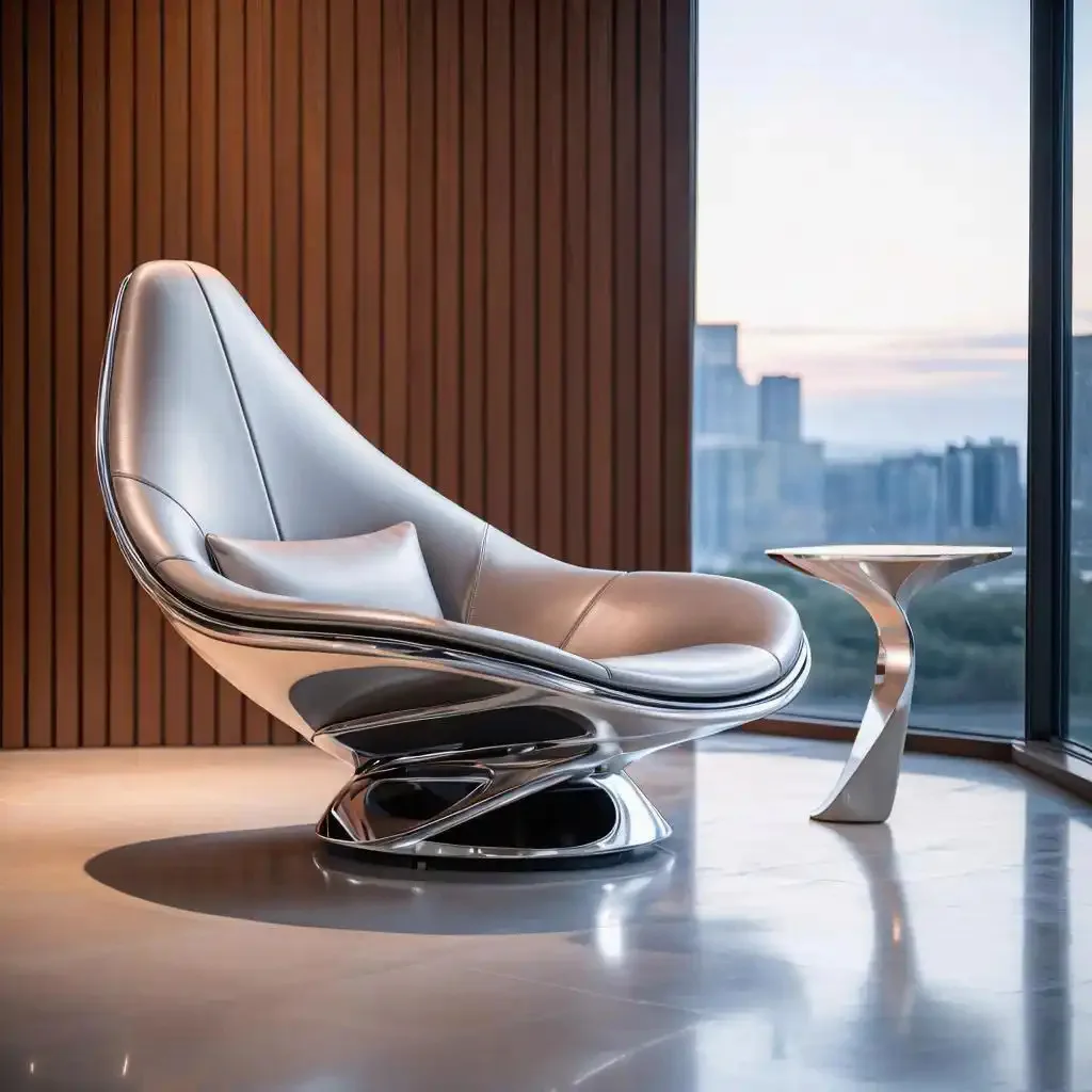Special-shaped fiberglass geometric armrest leisure chair designer princess lazy recliner
Special-shaped fiberglass geometric armrest leisure chair designer princess lazy recliner