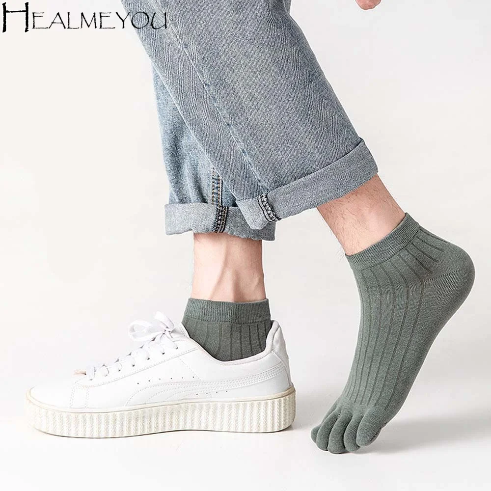 Anti-slip Thin Short Tube Socks Women Sweat Absorbing Striped Men Socks Sport Hosiery Split Toe Socks Five-Finger Socks
Anti-slip Thin Short Tube Socks Women Sweat Absorbing Striped Men Socks Sport Hosiery Split Toe Socks Five-Finger Socks