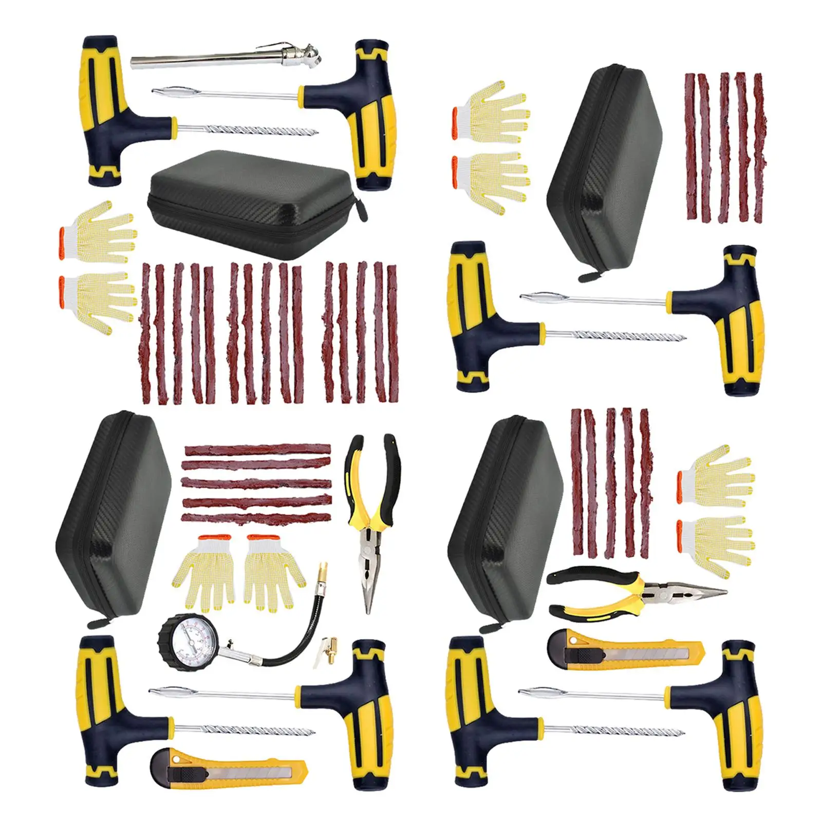 Professional Automobile Tire Repair Kit Emergency Tool Kit for Motorcycle Car SUV
Professional Automobile Tire Repair Kit Emergency Tool Kit for Motorcycle Car SUV
