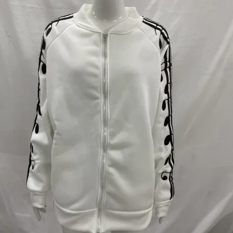 Fashion Y2K new Gothic High Street Musical Note Printed Sports Cardigan Zipper Top Loose Street Casual Men's Women's Hoodie Coat
Fashion Y2K new Gothic High Street Musical Note Printed Sports Cardigan Zipper Top Loose Street Casual Men's Women's Hoodie Coat