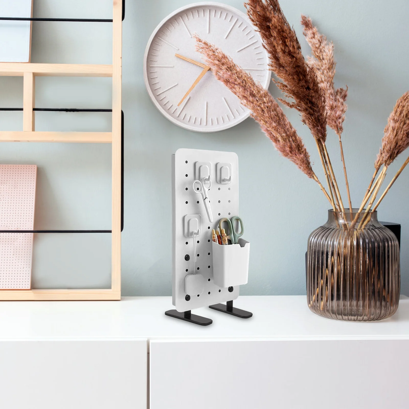 2pcs Desktop Pegboard Stand Carbon Steel Space Saving Organizer Clamp On Desk Shelf For Office Gaming Wall Accessories Headphone
2pcs Desktop Pegboard Stand Carbon Steel Space Saving Organizer Clamp On Desk Shelf For Office Gaming Wall Accessories Headphone