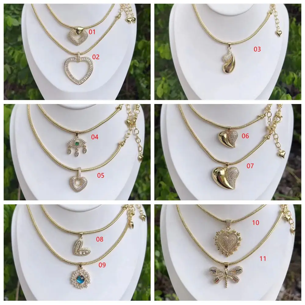 3PCS, Luxury Elegant Zircon Heart Dragonfly Pendant Necklace Snake Chain Fashion Jewelry Gift
3PCS, Luxury Elegant Zircon Heart Dragonfly Pendant Necklace Snake Chain Fashion Jewelry Gift
