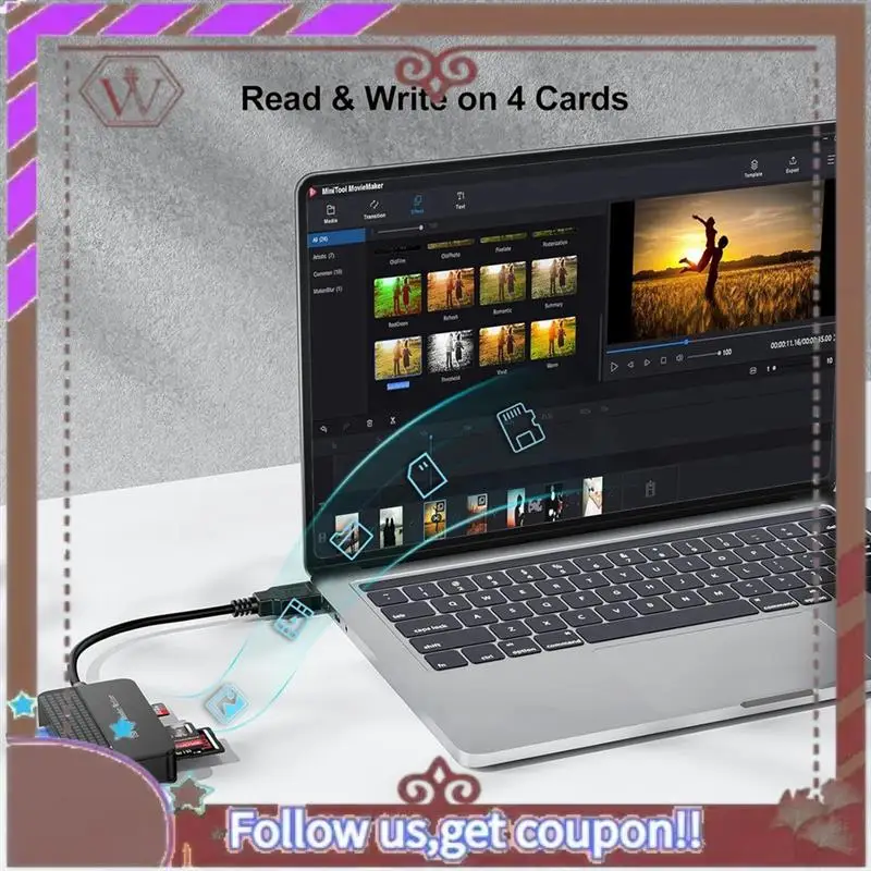 Новейший считыватель 4-в-1, TF SD MS CF Card Reader Адаптер для нескольких карт Внешний для компьютерной камеры Интерфейс USB C и USB 3.0 Easy Ins
Новейший считыватель 4-в-1, TF SD MS CF Card Reader Адаптер для нескольких карт Внешний для компьютерной камеры Интерфейс USB C и USB 3.0 Easy Ins