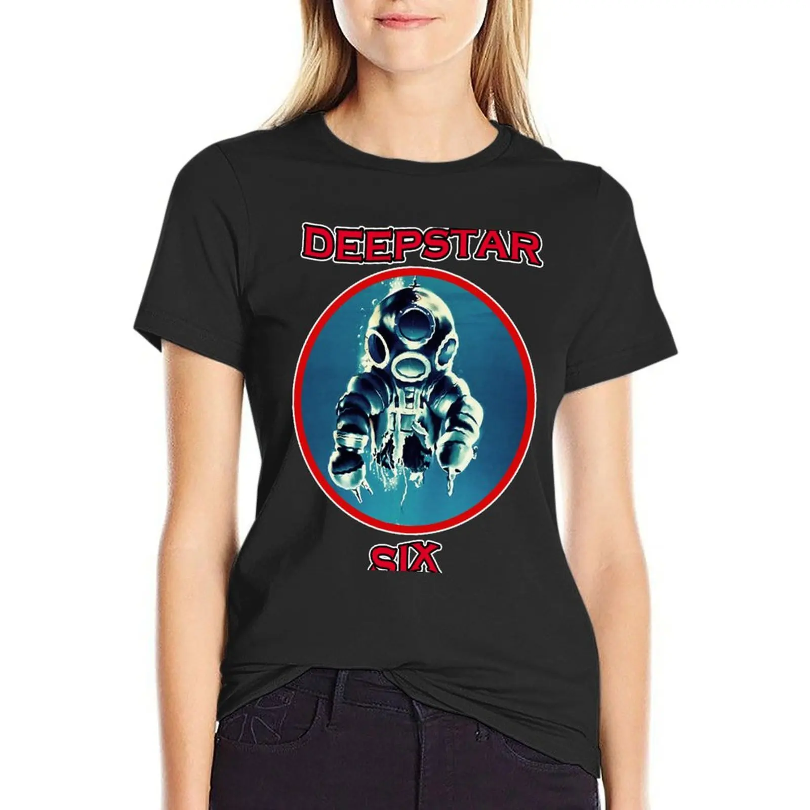 Deepstar Six T-Shirt Blouse kawaii clothes anime clothes shirts graphic tees Women t shirt
Deepstar Six T-Shirt Blouse kawaii clothes anime clothes shirts graphic tees Women t shirt