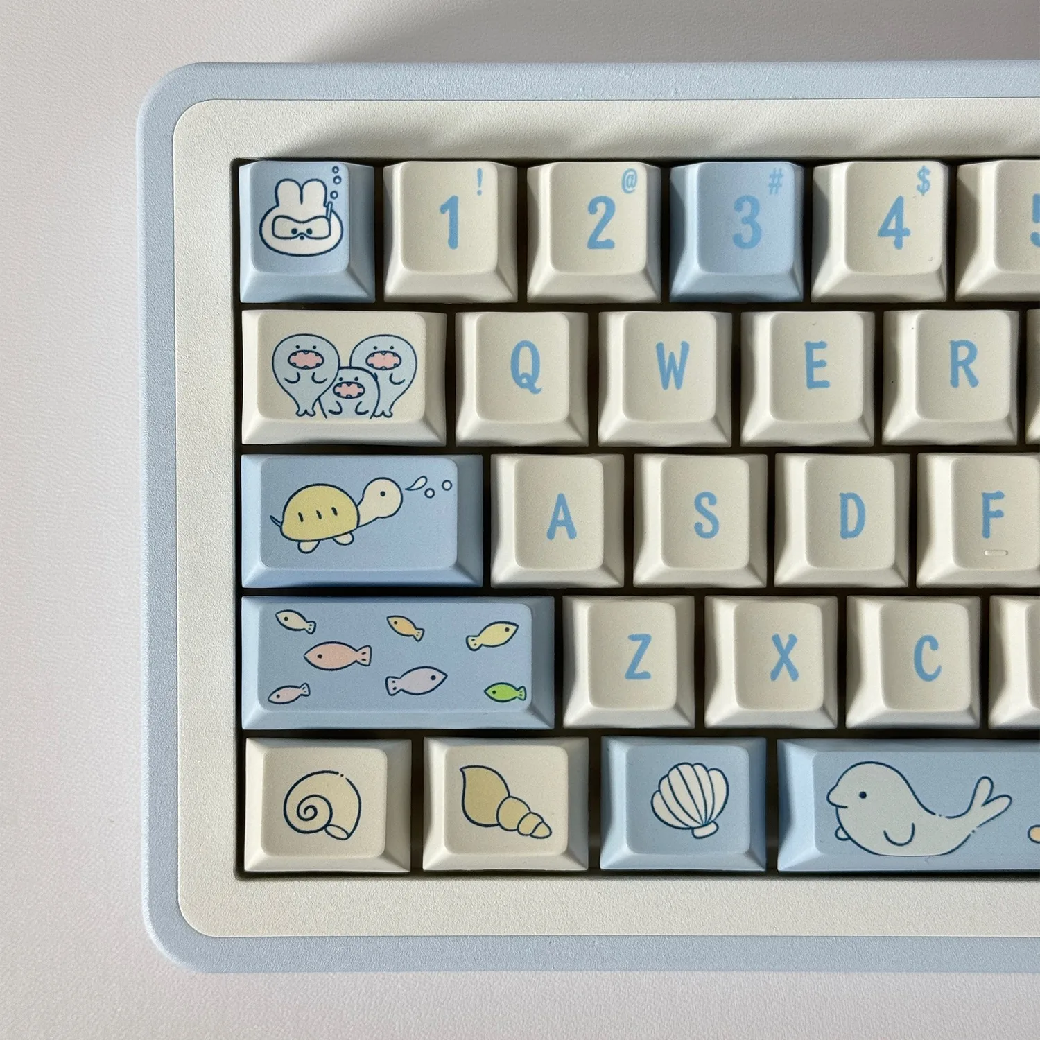 128 Keys Sea World Keycap cherry Profile PBT Keycaps For Mx Switch Mechanical Keyboard Blue Dye Sublimation Custom key caps DIY
128 Keys Sea World Keycap cherry Profile PBT Keycaps For Mx Switch Mechanical Keyboard Blue Dye Sublimation Custom key caps DIY