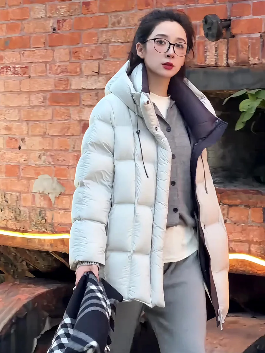 New National Stand Thiened White Du down Puffer Jaet Women's Winter Coat Long Sve Zipper Closure Warm Casual Sle
New National Stand Thiened White Du down Puffer Jaet Women's Winter Coat Long Sve Zipper Closure Warm Casual Sle