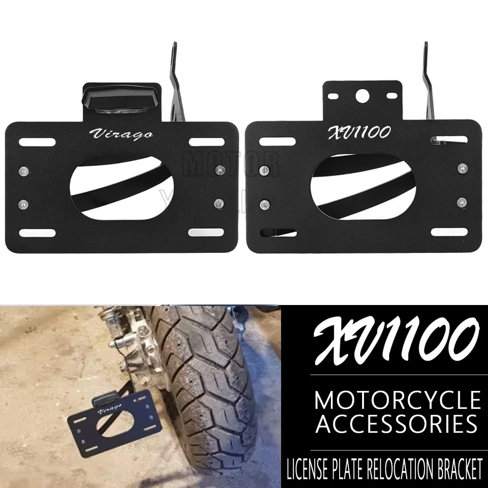 For YAMAHA XV535 XV1100 Virago XV 535 1100 1986 - 2002 2003 Side Mount License Plate Holder Side Fender Eliminator Accessories
For YAMAHA XV535 XV1100 Virago XV 535 1100 1986 - 2002 2003 Side Mount License Plate Holder Side Fender Eliminator Accessories