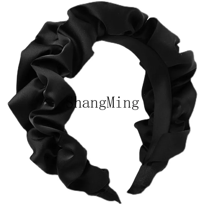 ZYH retro large intestine headband, fungus wide edge pleated headband, small face, female height increase hairpin summer
ZYH retro large intestine headband, fungus wide edge pleated headband, small face, female height increase hairpin summer