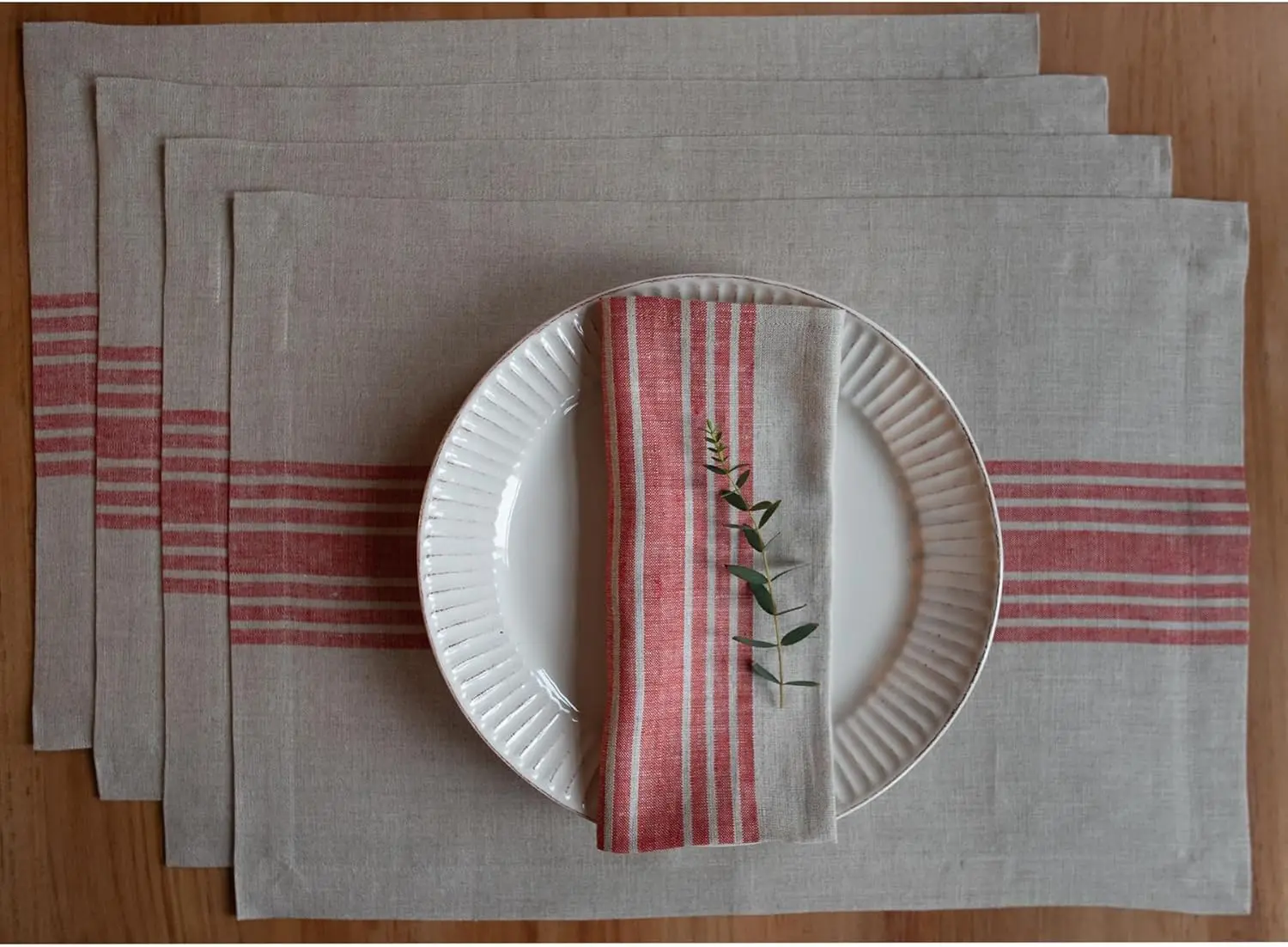 Набор льняных салфеток в красную и естественную полоску, 4 шт., 14x19 дюймов, стиль фермерского дома на День святого Валентина и весну
Набор льняных салфеток в красную и естественную полоску, 4 шт., 14x19 дюймов, стиль фермерского дома на День святого Валентина и весну