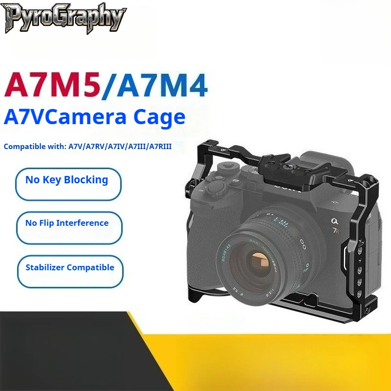 Клетка-обвес для камеры Sony A7V/A7IV/A7RV/A7III/A7RIII (полный комплект) для прямых трансляций и защиты
Клетка-обвес для камеры Sony A7V/A7IV/A7RV/A7III/A7RIII (полный комплект) для прямых трансляций и защиты