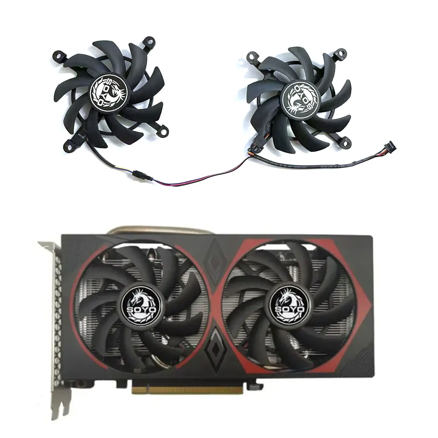 SOYO New Gaming Graphics Cards NVIDIA GeForce GTX 1660 Super 6GB GDDR6 Graphics Card Fan Replacement
SOYO New Gaming Graphics Cards NVIDIA GeForce GTX 1660 Super 6GB GDDR6 Graphics Card Fan Replacement