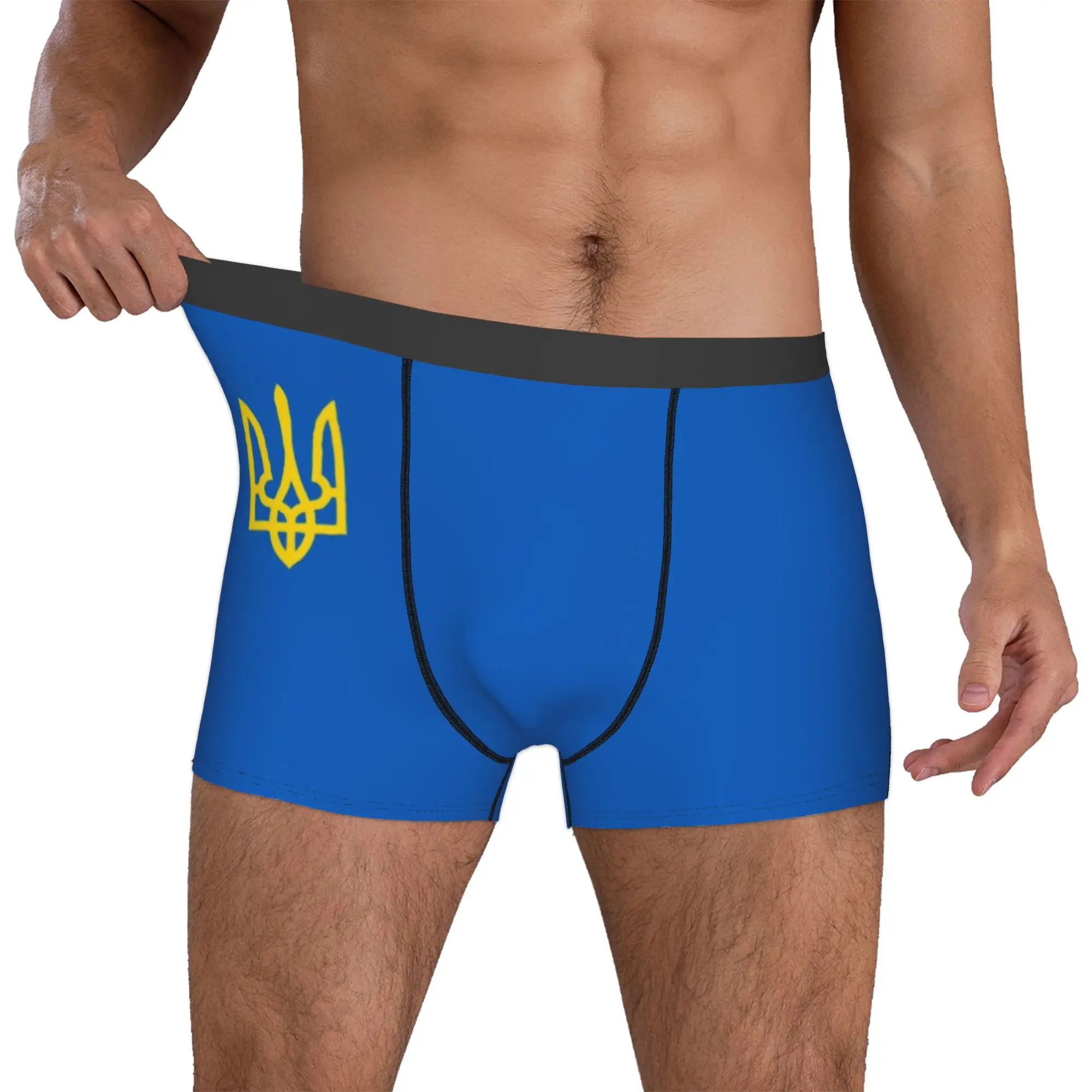 Custom Coat Of Arms Ukraine Flag Boxer Shorts For Men 3D Printed Ukrainian Trident Underwear Panties Briefs Soft Underpants
Custom Coat Of Arms Ukraine Flag Boxer Shorts For Men 3D Printed Ukrainian Trident Underwear Panties Briefs Soft Underpants