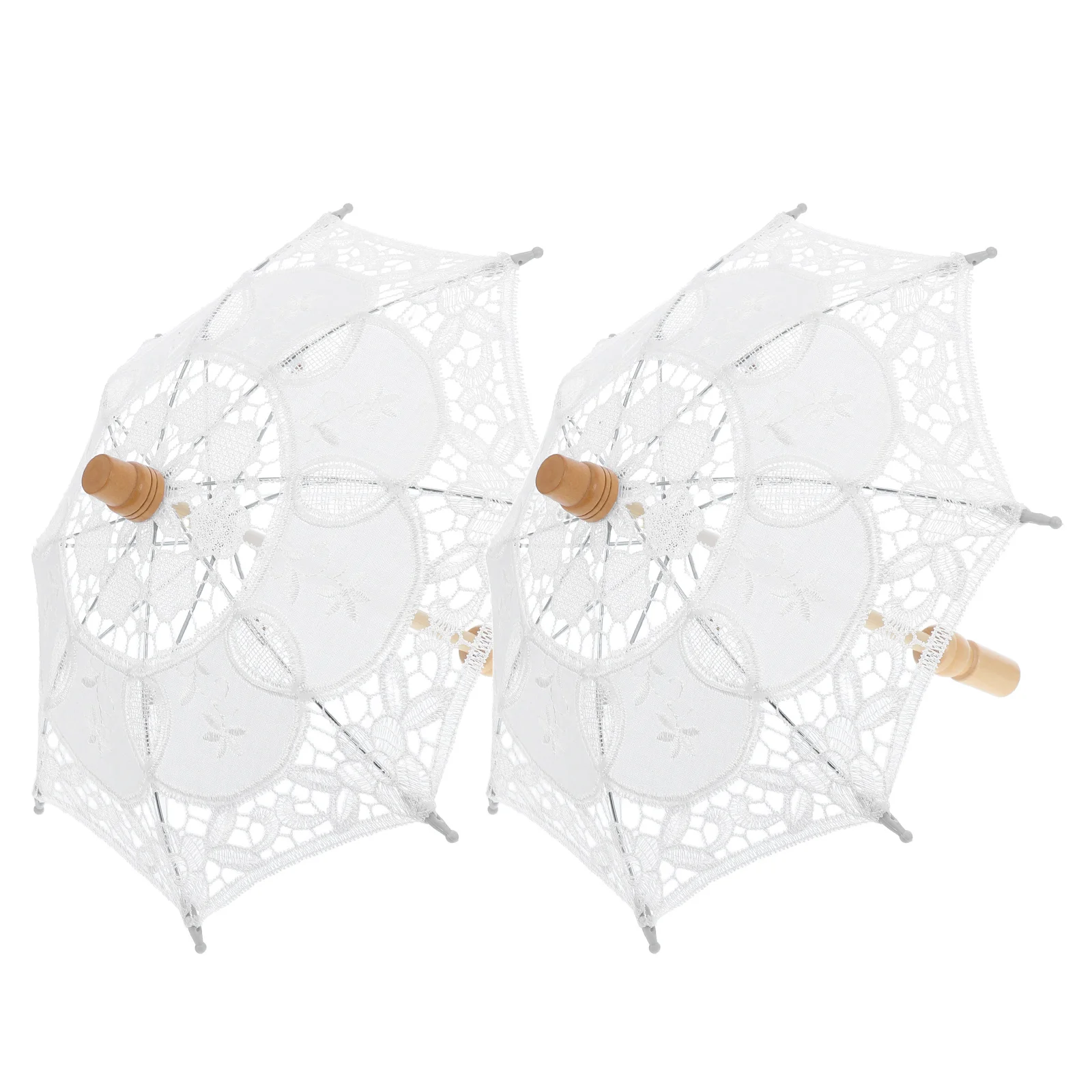 2pcs White Cotton Lace Parasols 15CM Elegant Bridal Umbrella for Wedding Photo Props Tea Home Daily Use
2pcs White Cotton Lace Parasols 15CM Elegant Bridal Umbrella for Wedding Photo Props Tea Home Daily Use