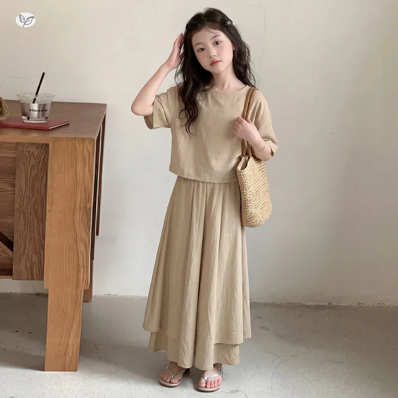 Girls Summer Leisure Set 2026 New Western Style Womens Childrens Cotton and Hemp Two Piece Set Childrens Fashion Summer Fashion
Girls Summer Leisure Set 2026 New Western Style Womens Childrens Cotton and Hemp Two Piece Set Childrens Fashion Summer Fashion